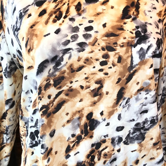 St. John Leopard Print Turtleneck - Picture 4 of 7